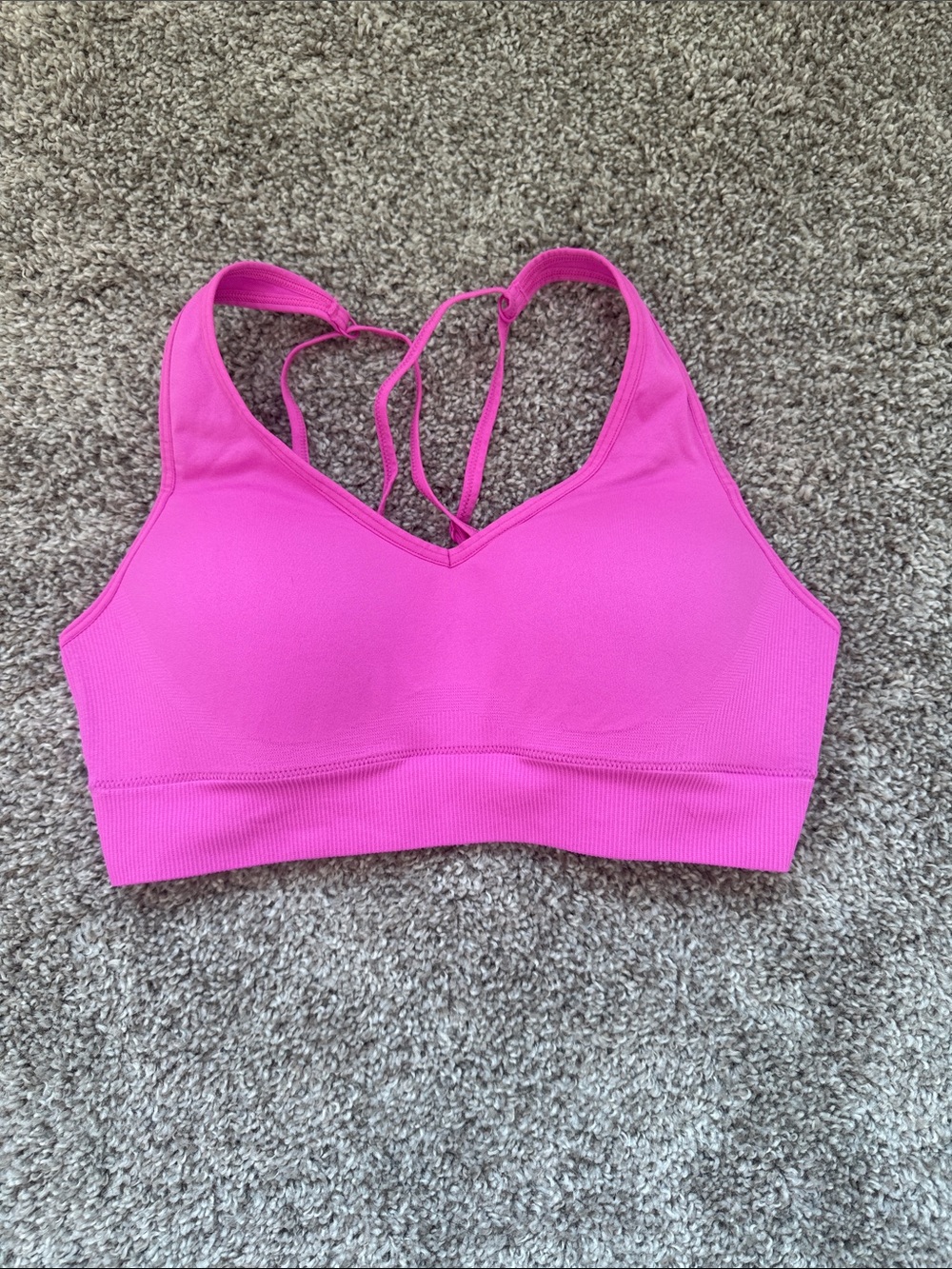 Hot pink padded seamless sports / bra Victoria’s Secret PINK
